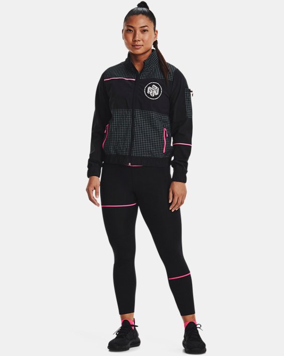 Women's UA Run Anywhere Storm Jacket in Black image number 3